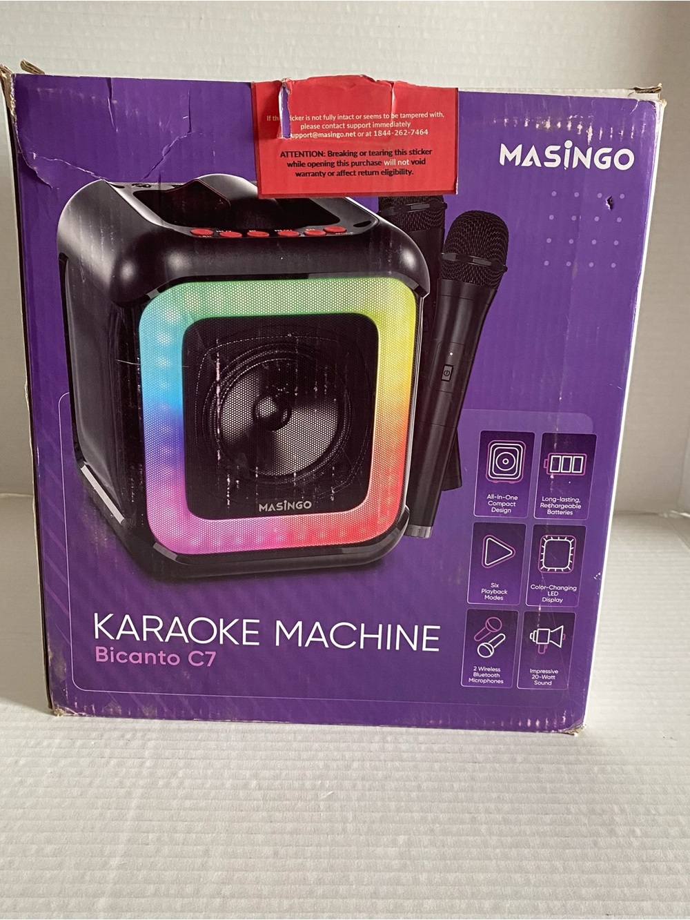 Masingo Karaoke Machine Bicanto C7